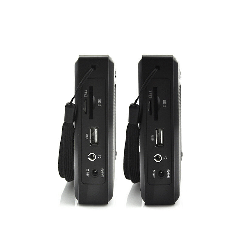FM MW SW Radio Portable Stereo Speaker TF Card MP3 Player