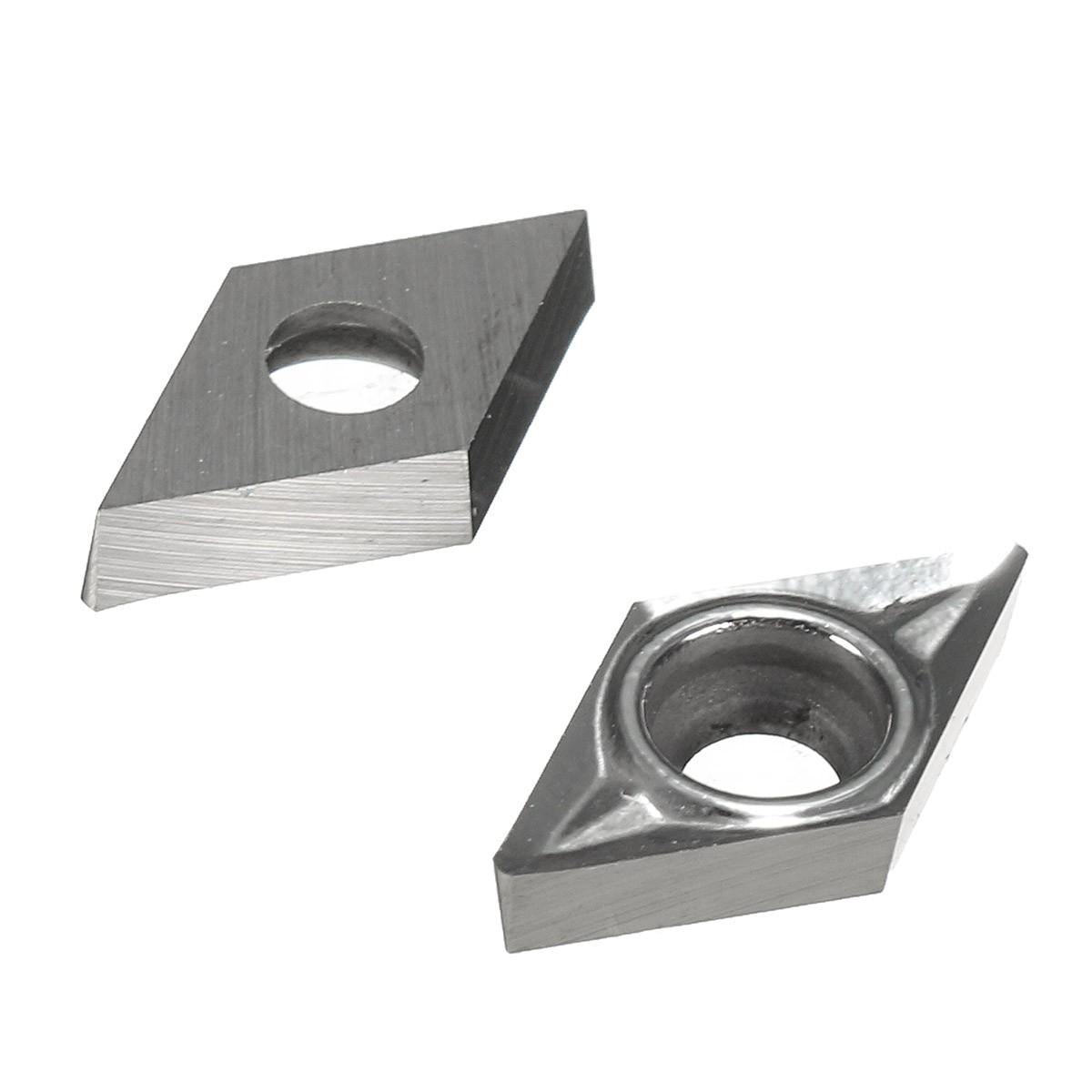 10pcs DCGT0702-AK H01 / DCGT21.51-AK Inserts Used for Aluminum Turning Tool Holder Cutter
