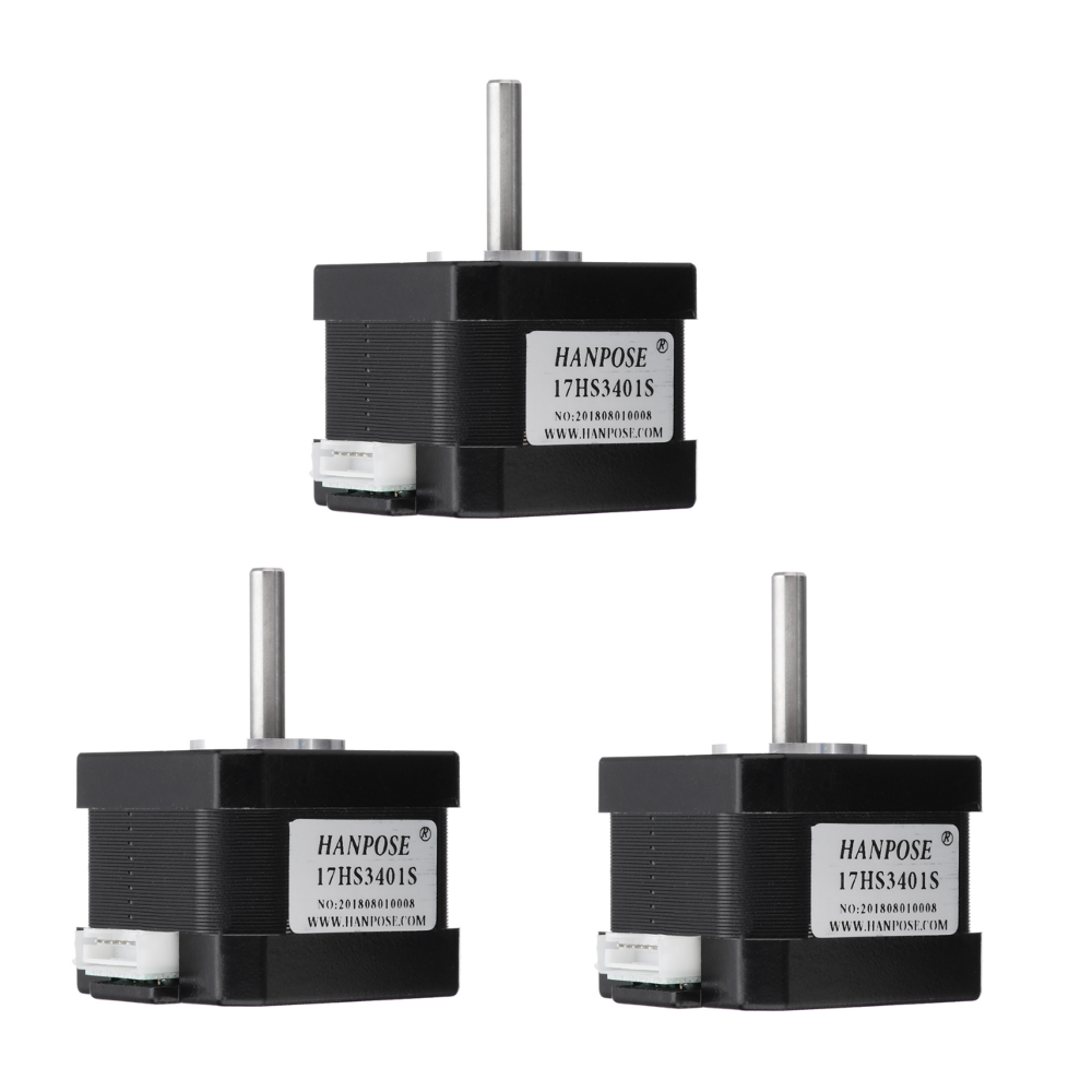 3pcs 34mm Nema 17 Stepper Motor 42 Motor 1.3A 28N.cm 4-lead for CNC Laser 3D printer