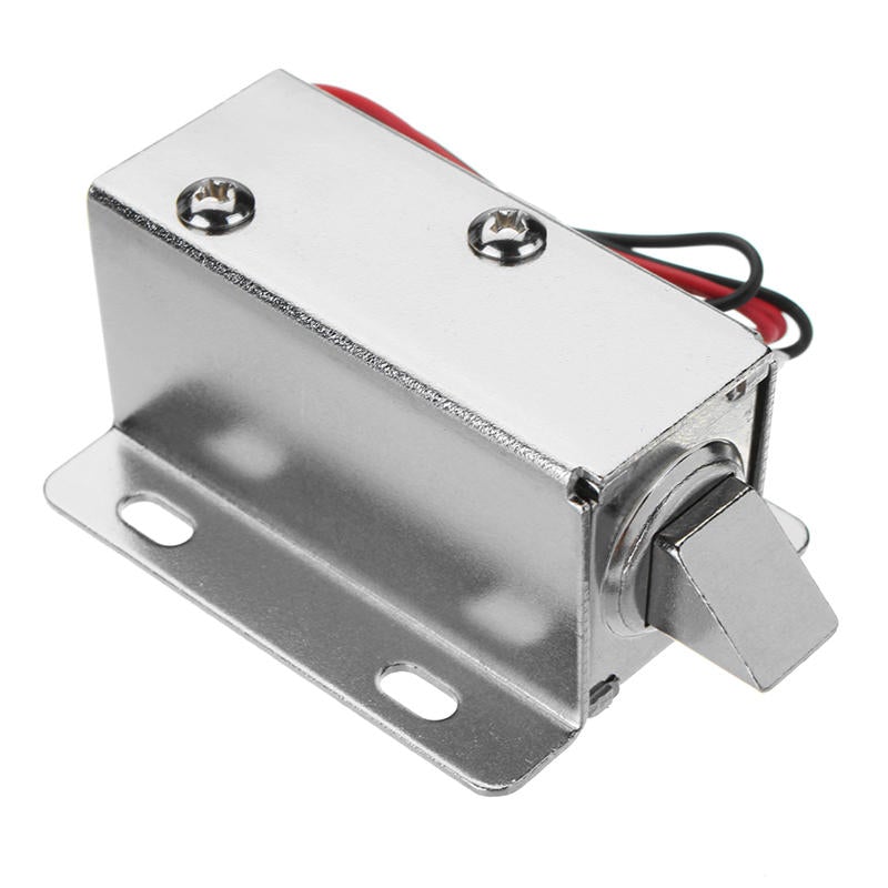 12V DC 0.83A Electric Lock Assembly Solenoid Cabinet Drawer Door Tongue Latch