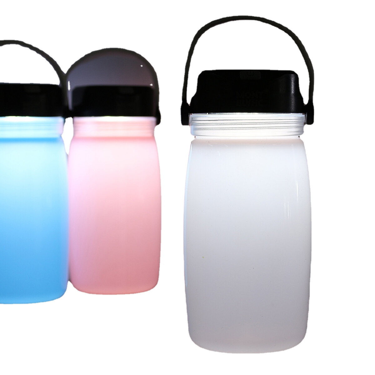 Camping Light Water Bottle Solar Charging Phone Charging Kettle Outdoor Sports Travel Mountaineering