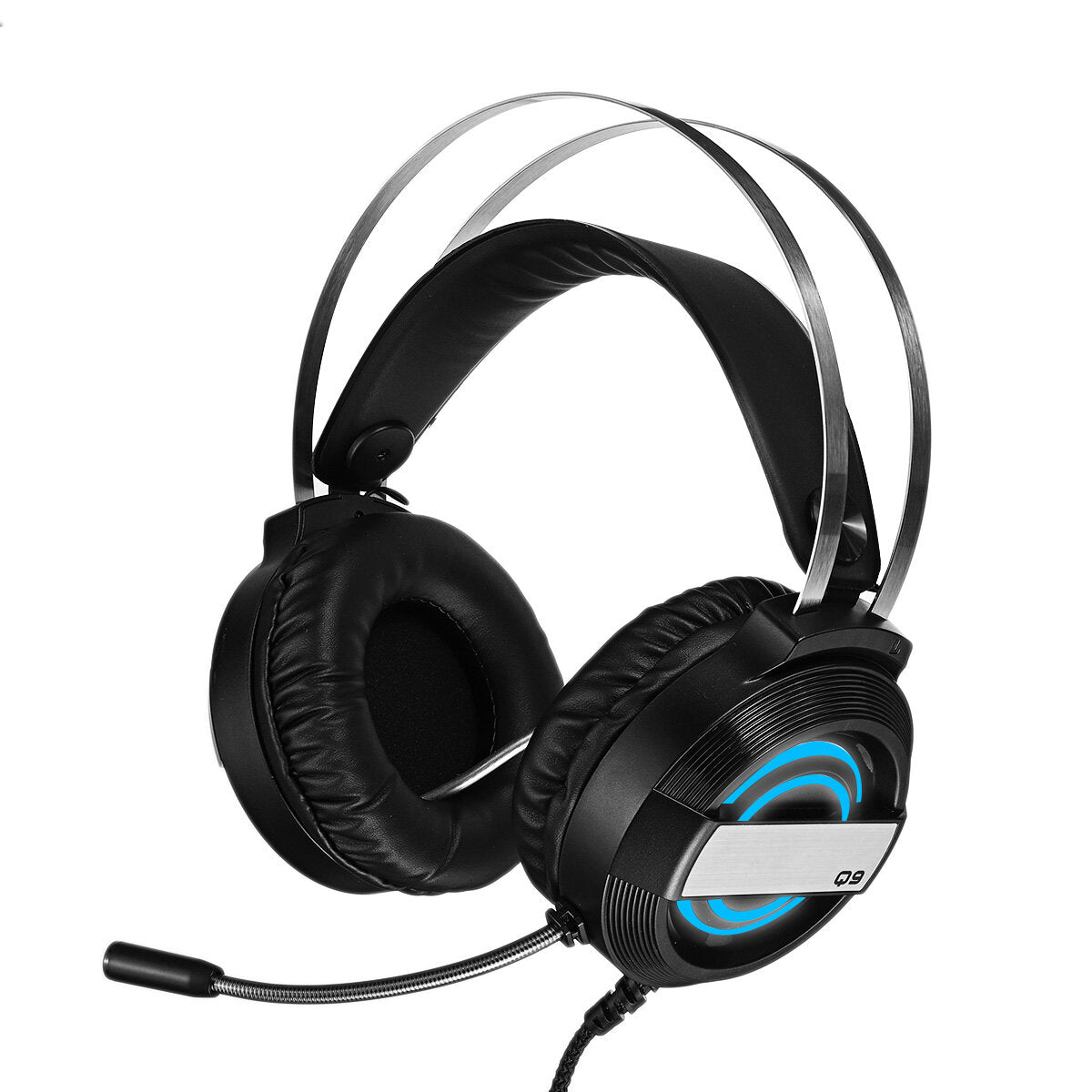 3-In-1 LED Backlit Gaming Keyboard Mouse Noise-Canceling Headset Combo with Mouse Pad