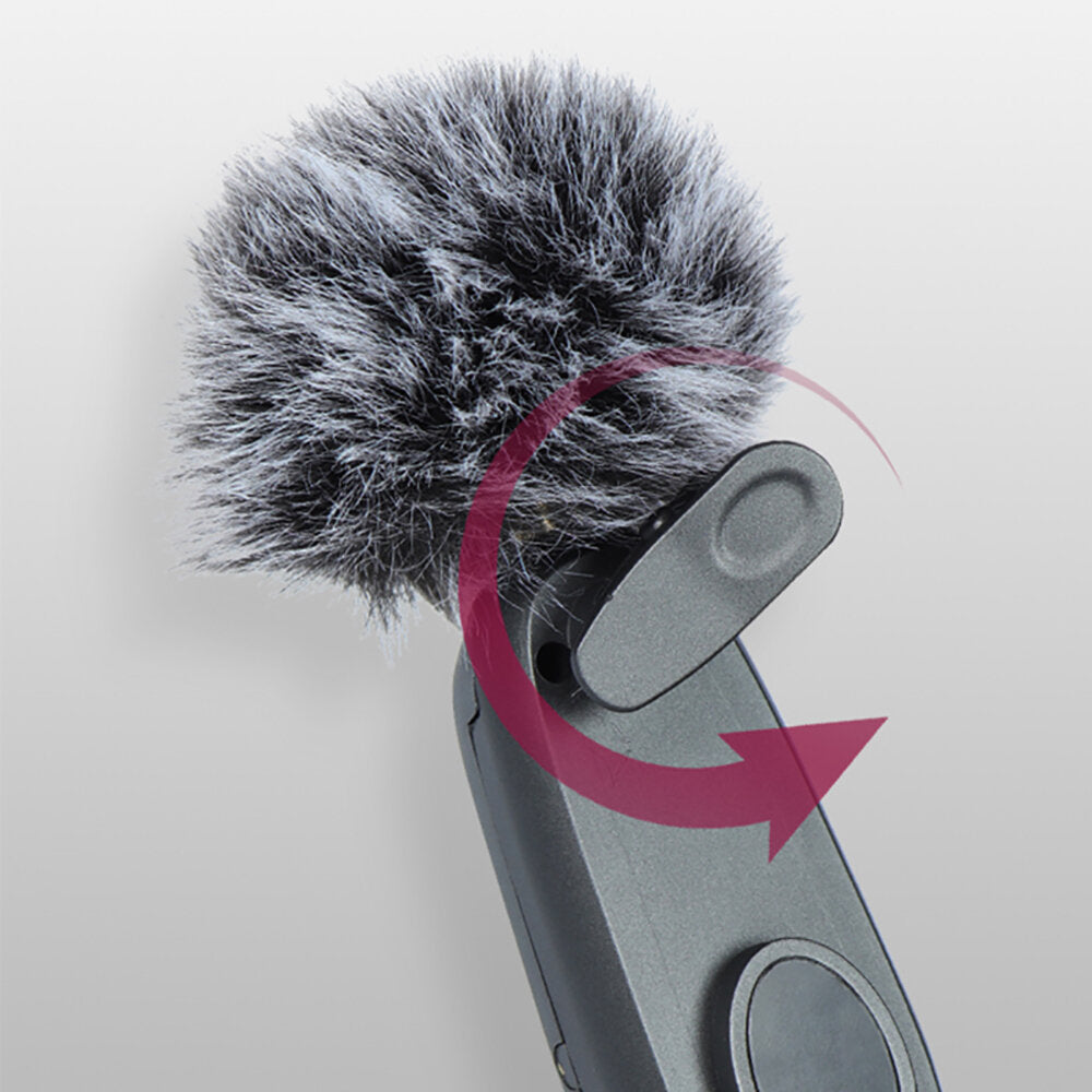UHF Professional Wireless Lavalier Microphone Wireless Recording SLR for Mobile Phone Video Live Broadcast Vlog Radio Microphone