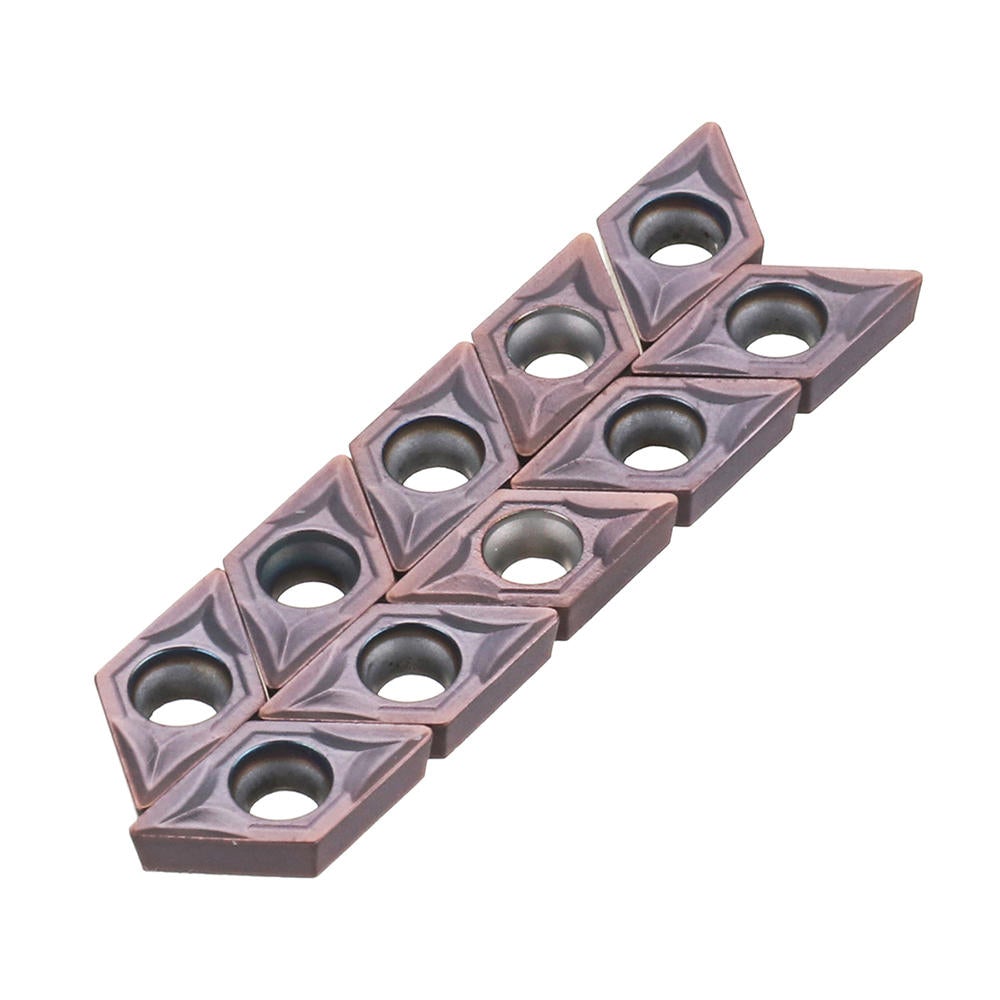 10pcs DCMT070204 VP15TF Carbide Insert for SDNCN1010H07/SDNCN1212H07 Turning Tool Holder