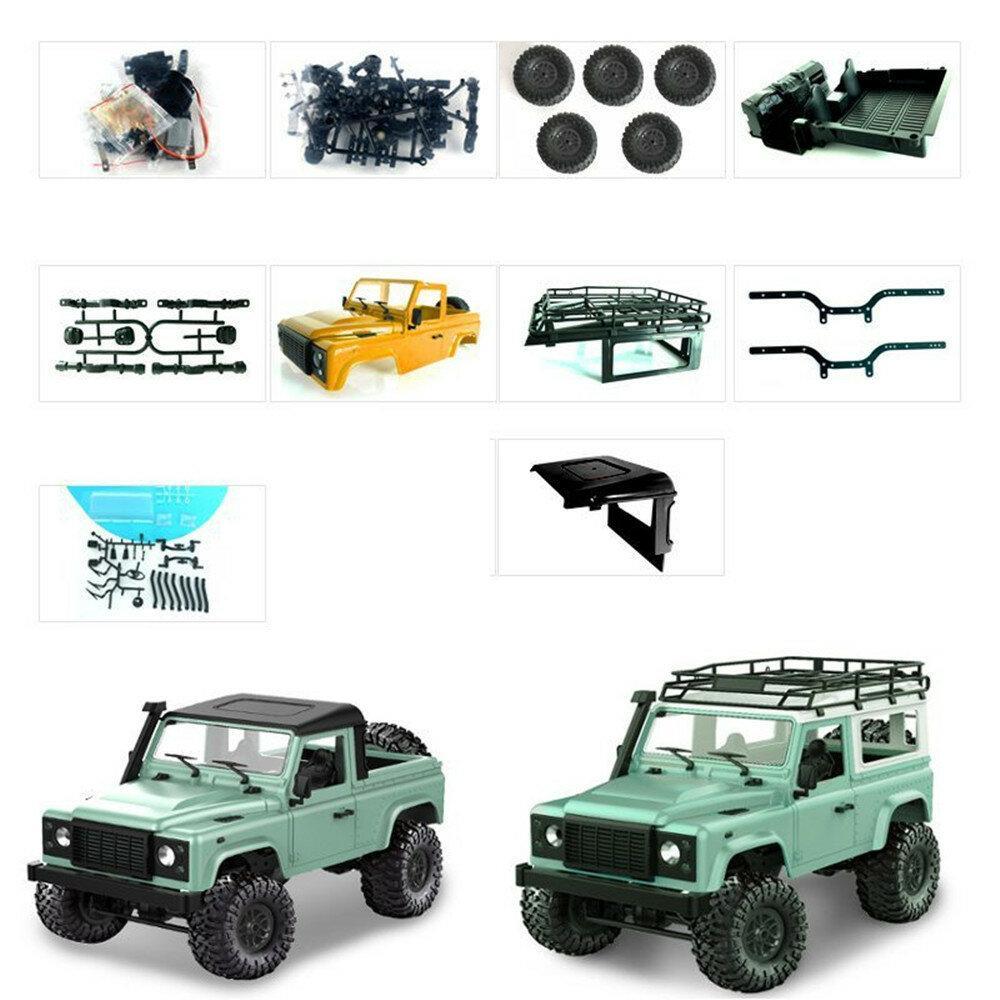 2.4G 4WD Rc Car Crawler Monster Truck Without ESC Transmitter Receiver Battery