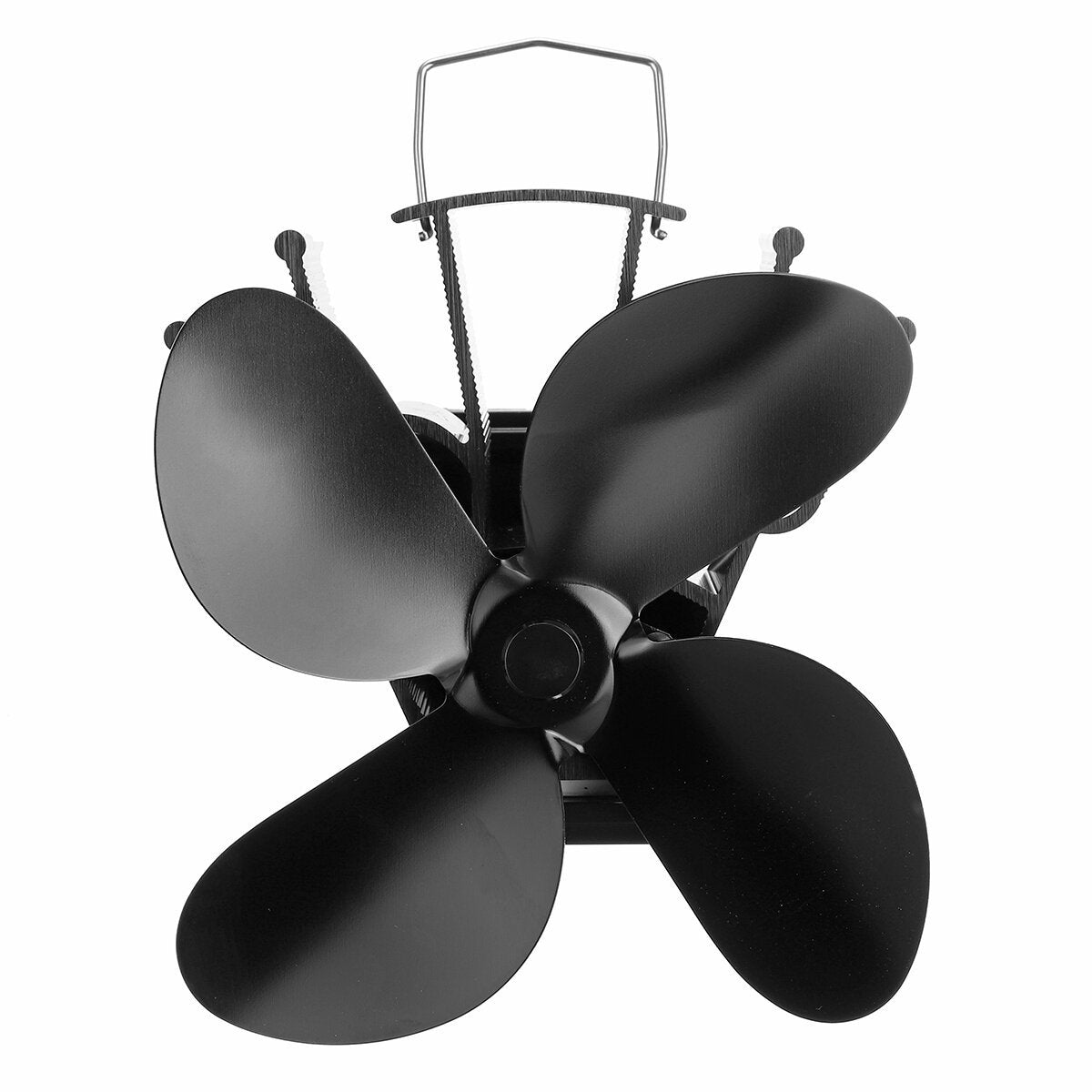 5 Blade Eco-friendly Stove Fan Low Noise Home Fireplace Fan Efficient Heat Distribution