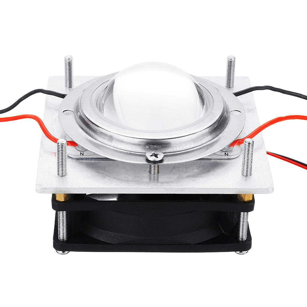 50W White / Pink Color Full Spectrum COB Grow Light Kit Chip Heat Sink LED Lens Module AC170-300V
