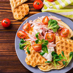 Electric Waffle Maker 1200W Non-stick Iron Baking Machine Breakfast for Home