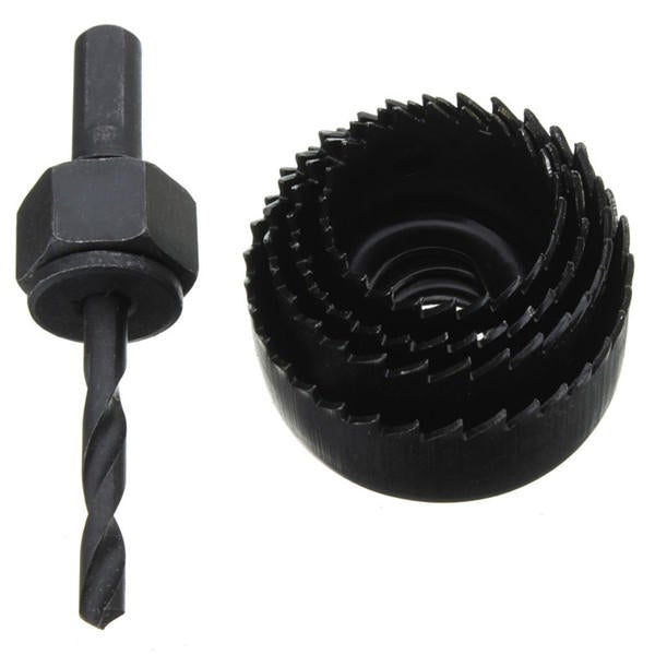 4pcs 32/38/44/54mm Hole Saw Cutter with Mandrel Wood Working Drill Bit