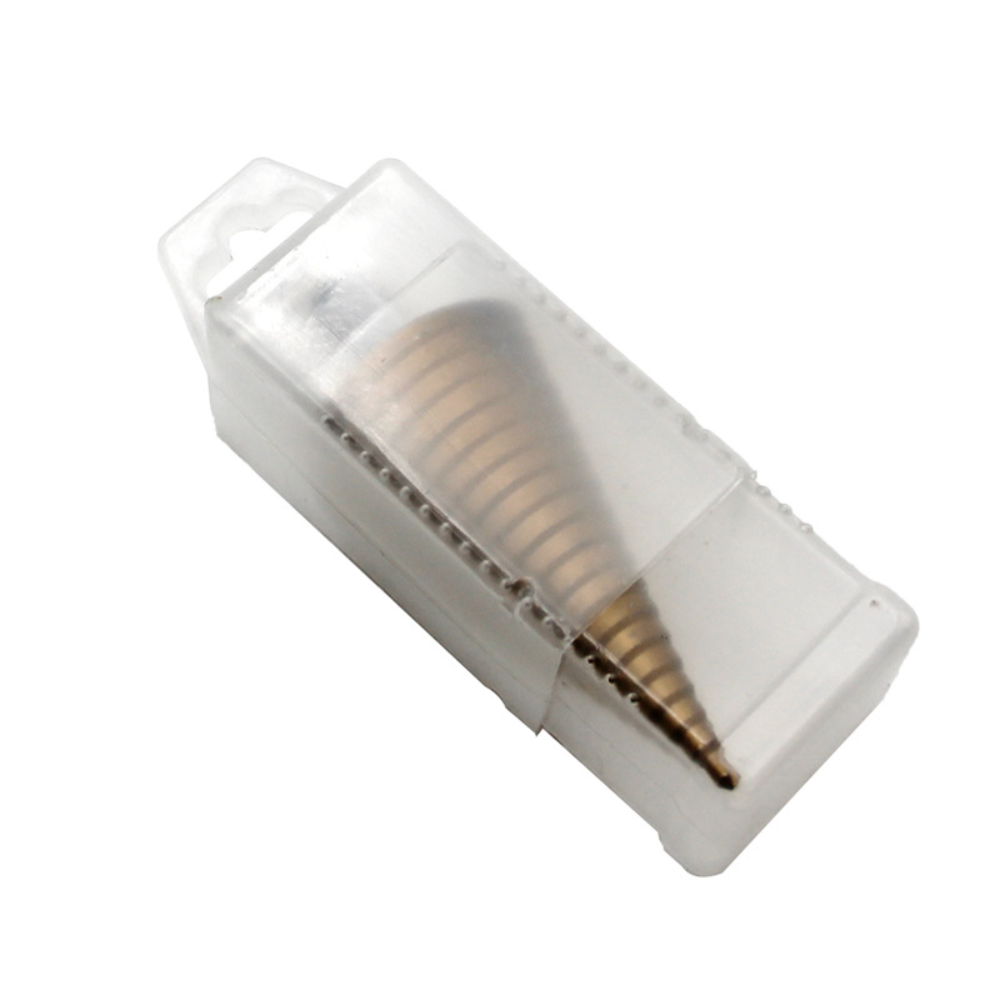 Hex Shank HSS Titanium Coated Step Metal Dremel Drill Wood Tool Bit 4-40mm