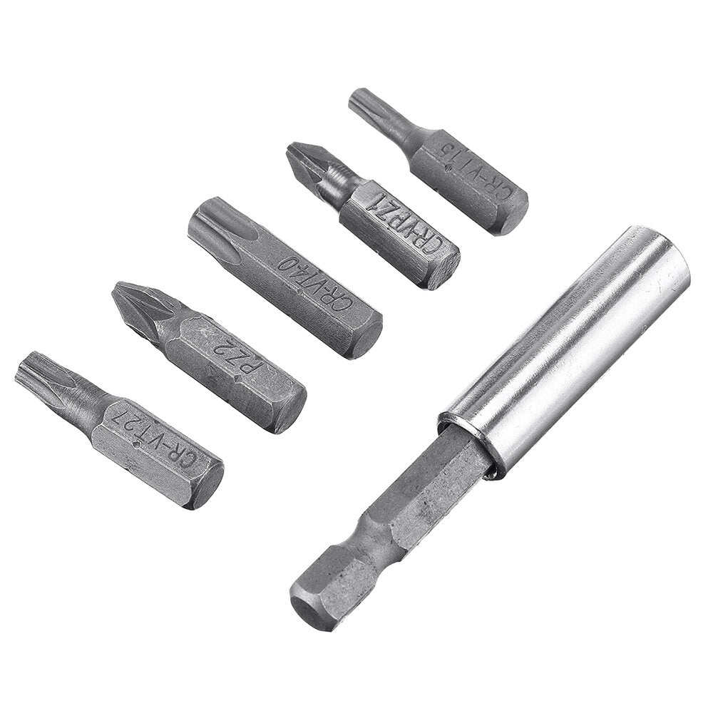 32pcs Screwdriver Bit Set Torx Spanner Star Hex Holder Rod Screwdriver Bits