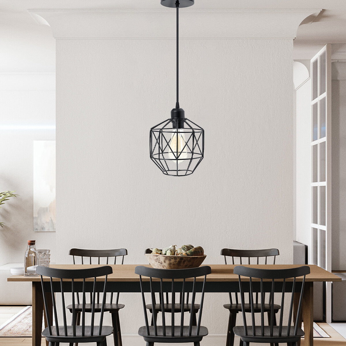 Vintage Style Industrial Pendant Lamp E27 Light Loft Hanging Ceiling Lamp Restaurant Bar Counter Attic Bookstore Lamp