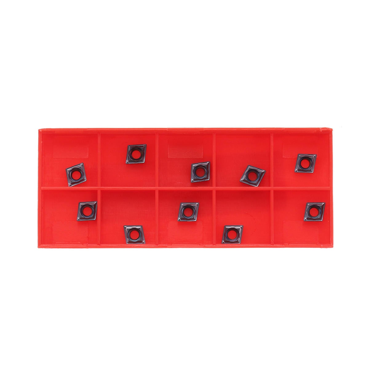 10pcs CCMT060204-SM Carbide Insert for SCLCR Turning Tool Holder