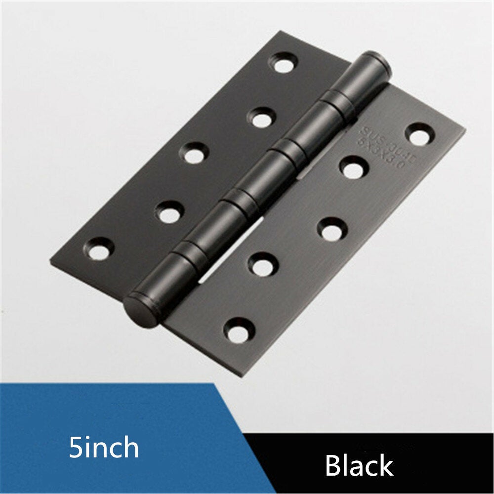 Stainless Steel Flat Opening Silent Bearing Hinge For Door Indoor Door Wooden Door Hinge For Common Door Leaf