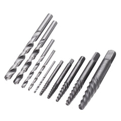 11Pcs M3-M12 Screw Extractor Drill Bit Damaged Broken Screw Bolt Tap Die Wrench Stud Remover Tool Kit