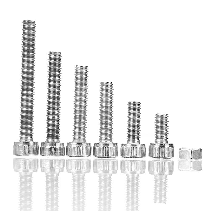 110Pcs M5 Stainless Steel 10-40mm Hex Socket Cap Screw Allen Bolt Assortment Kit