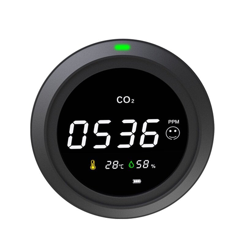 Air Quality Pollution Detector Monitor Temperature & Humidity Display Sensor