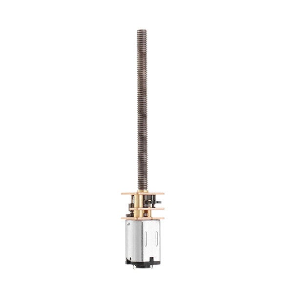 DC 12V 500rpm Gear Motor M4 Thread Shaft Electric DC Motor