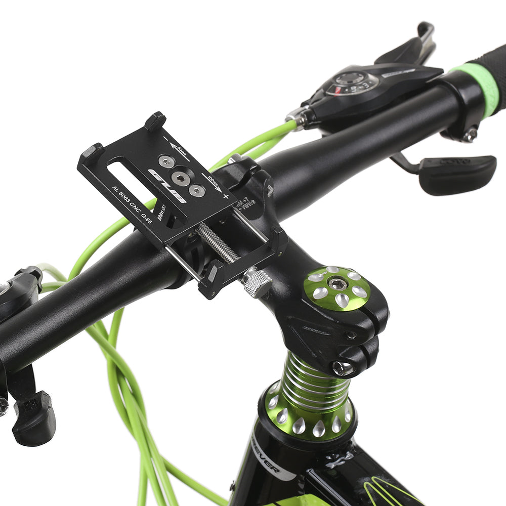 CNC Bicycle Phone Holder Bracket for Phone GPS Device Up To 6.2 Inch Non-slip
