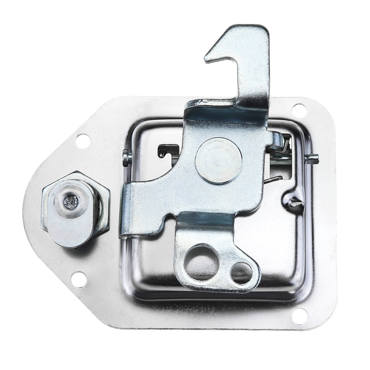 Stainless Steel Paddle Door Lock Latch Handle Truck Tool Box Trailer With 2 Keys