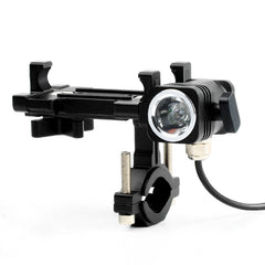Shockproof Split Type Cell Phone Holder Rechargeable Powerful Flashlight Bcycle Headlight