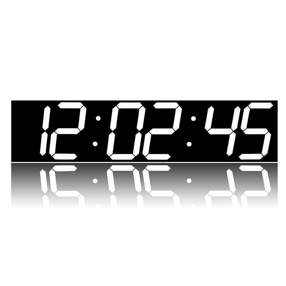 Remote Control Oversize LED Wall Clock 3D Big Screen Digital Timer