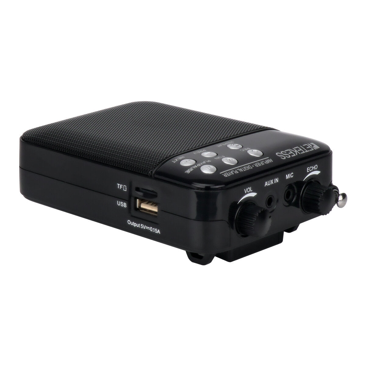 Portable 3W FM Recording Voice Amplifier Teacher Microphone Speaker With Mp3 Player Radio Recorder