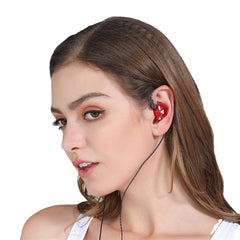 Copper Driver Hi-Fi Sport Earphone Noise Cancelling Music In-ear Earbuds for IOS Android Phones