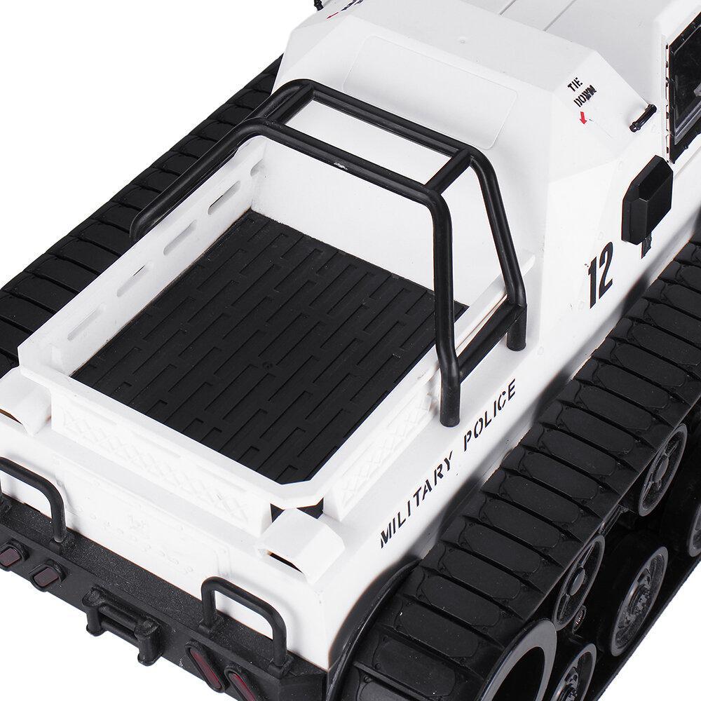 Drift RC Tank Car RTR with Two Batteries with LED Lights 2.4G High Speed Full Proportional Control RC Vehicle Models