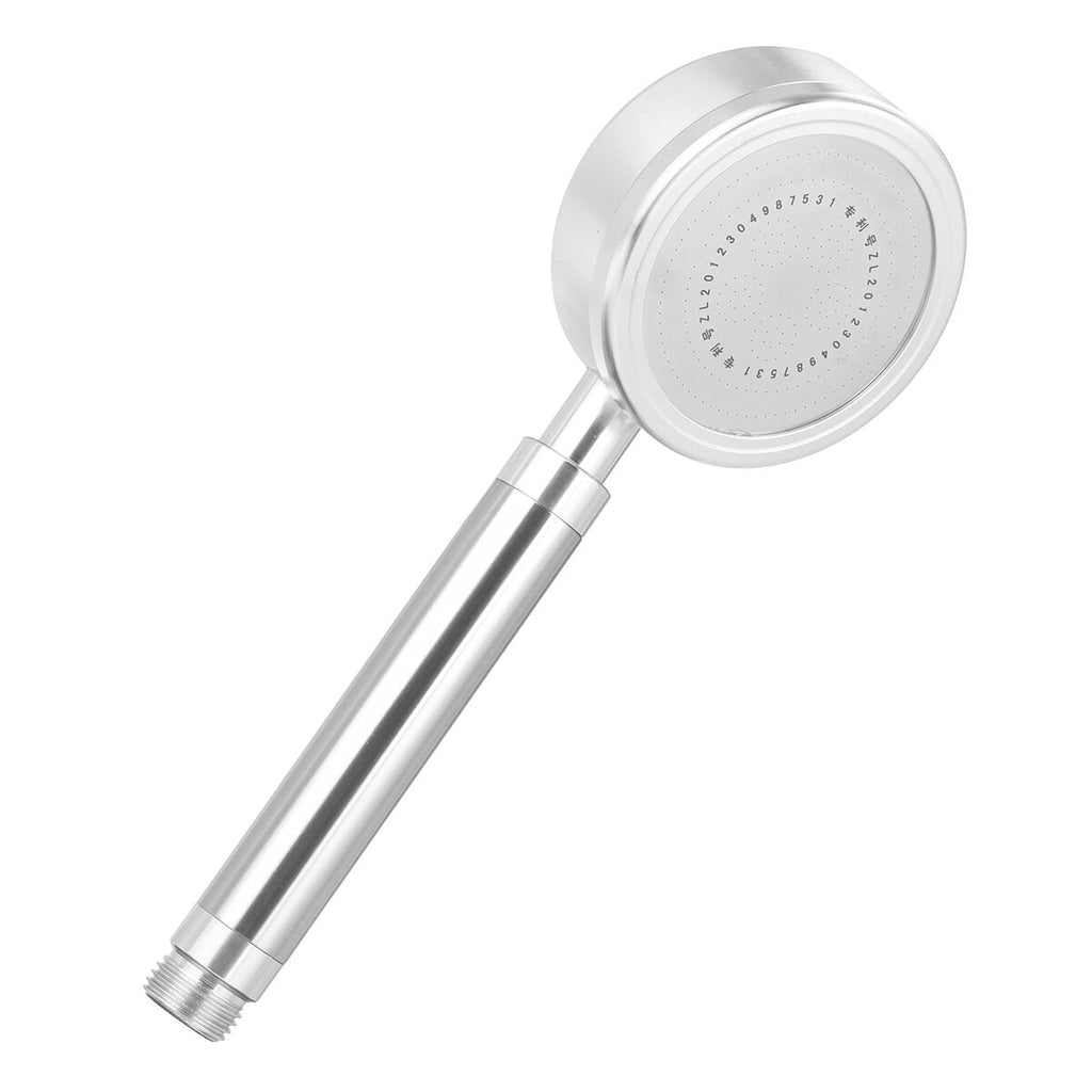 High Pressure Anion Aluminum Shower Head Water Saving Filter Blue/Red/Silver