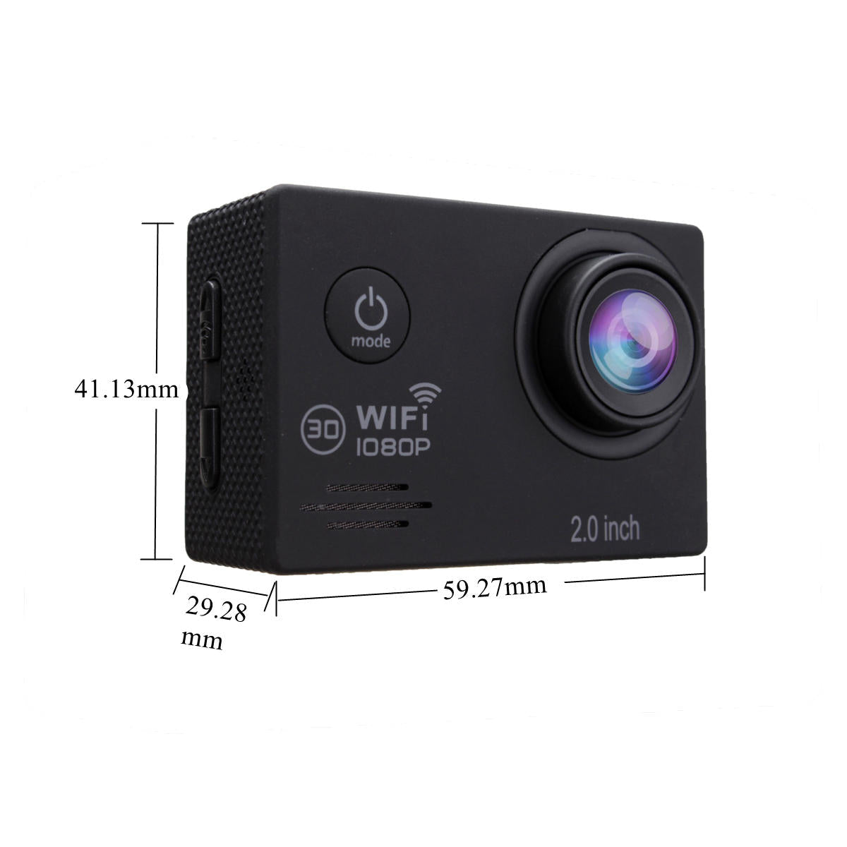 Waterproof Full HD 1080P Wifi 2.0 Inch Screen Action 16MP Camera Sport with Accessory Case
