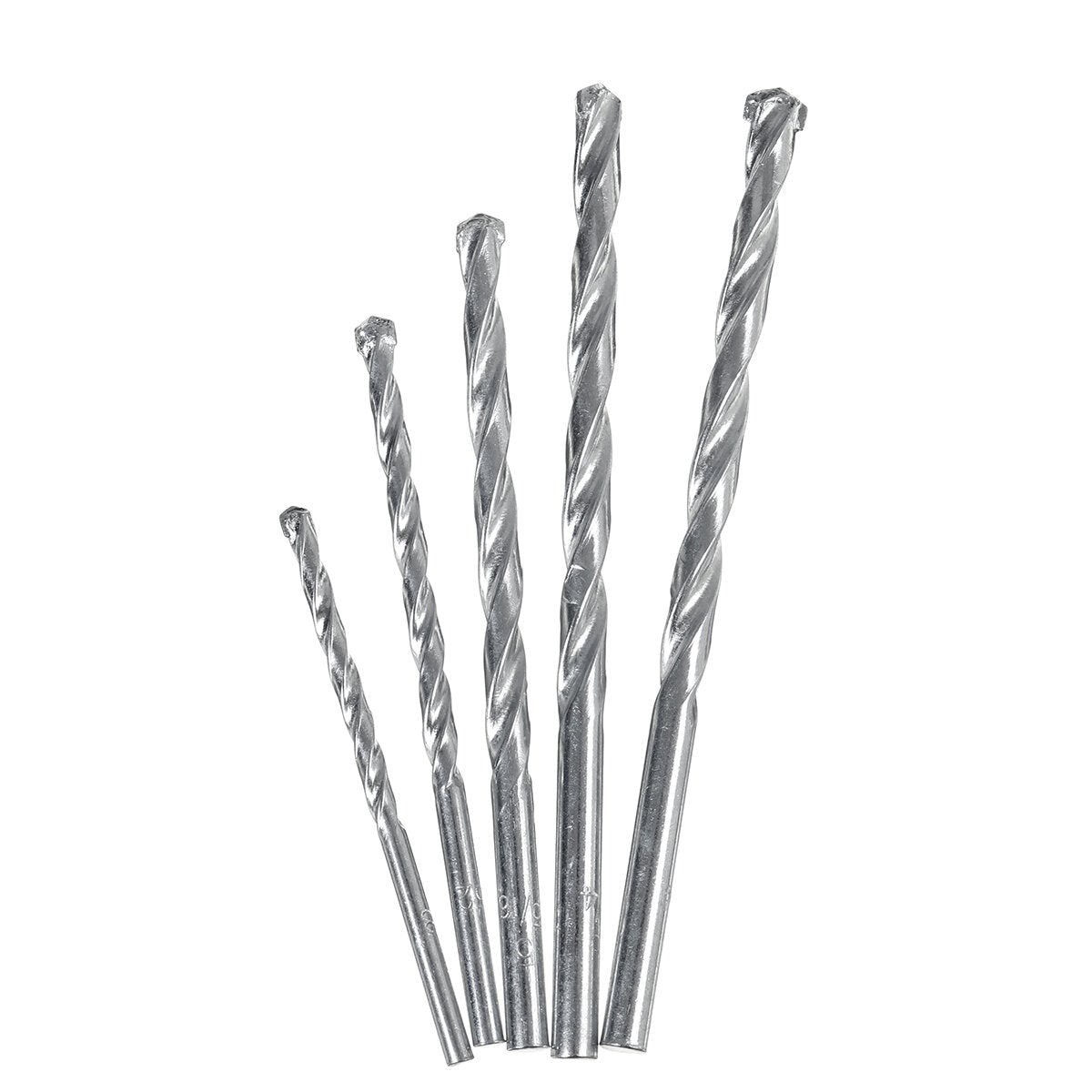 60Pcs Drill Bit Titanium Coated Metal HSS Twist Steel Brick Set Tools