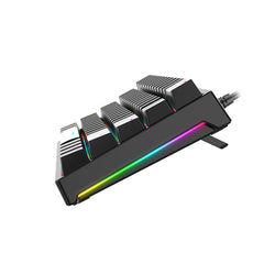 Mechanical Keyboard 61 Keys Compact Blue Switch Cherry Profile RGB Backlit USB Wired Waterproof Gaming Keyboard