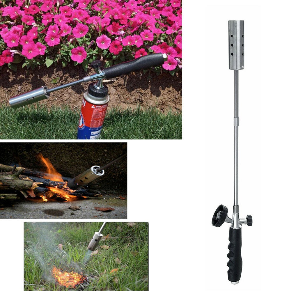 Weed Killer Butane Gas Shrub Garden Burner Extendible Handle for Grass Removing