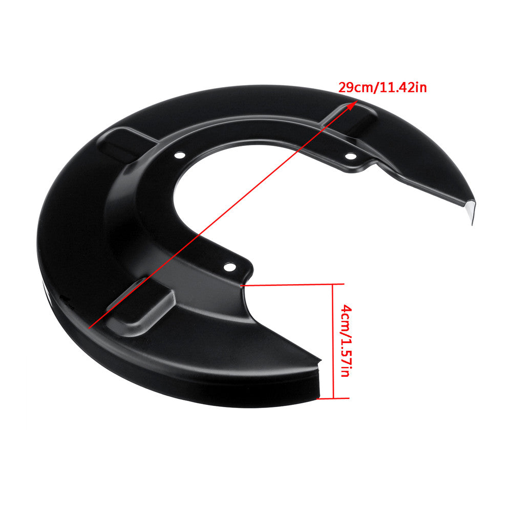 Rear Disc Brake Backing Protection Plate Dust Shield Cover Black for VW T4 Transporter