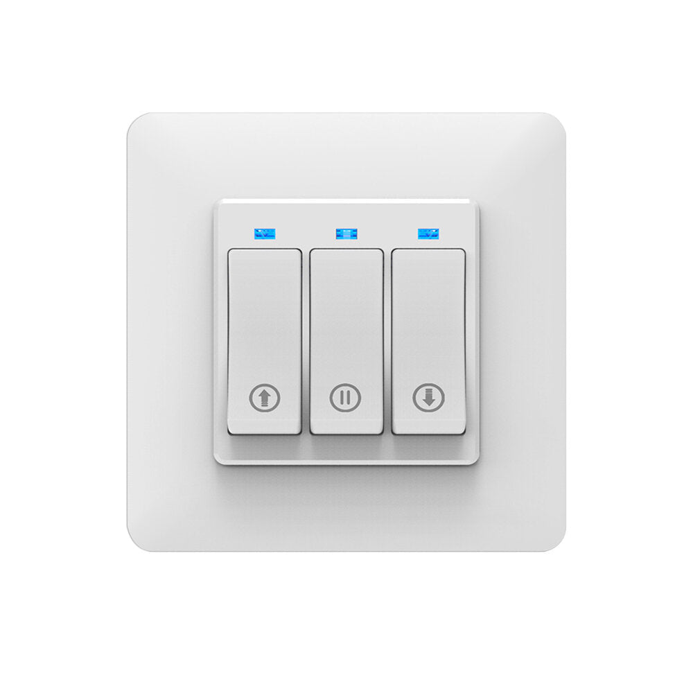 WiFi Smart Push Button Curtain Roller Blinds Shutter Switch Tuya Remote Control Motorized Motor Works with Alexa Google Home
