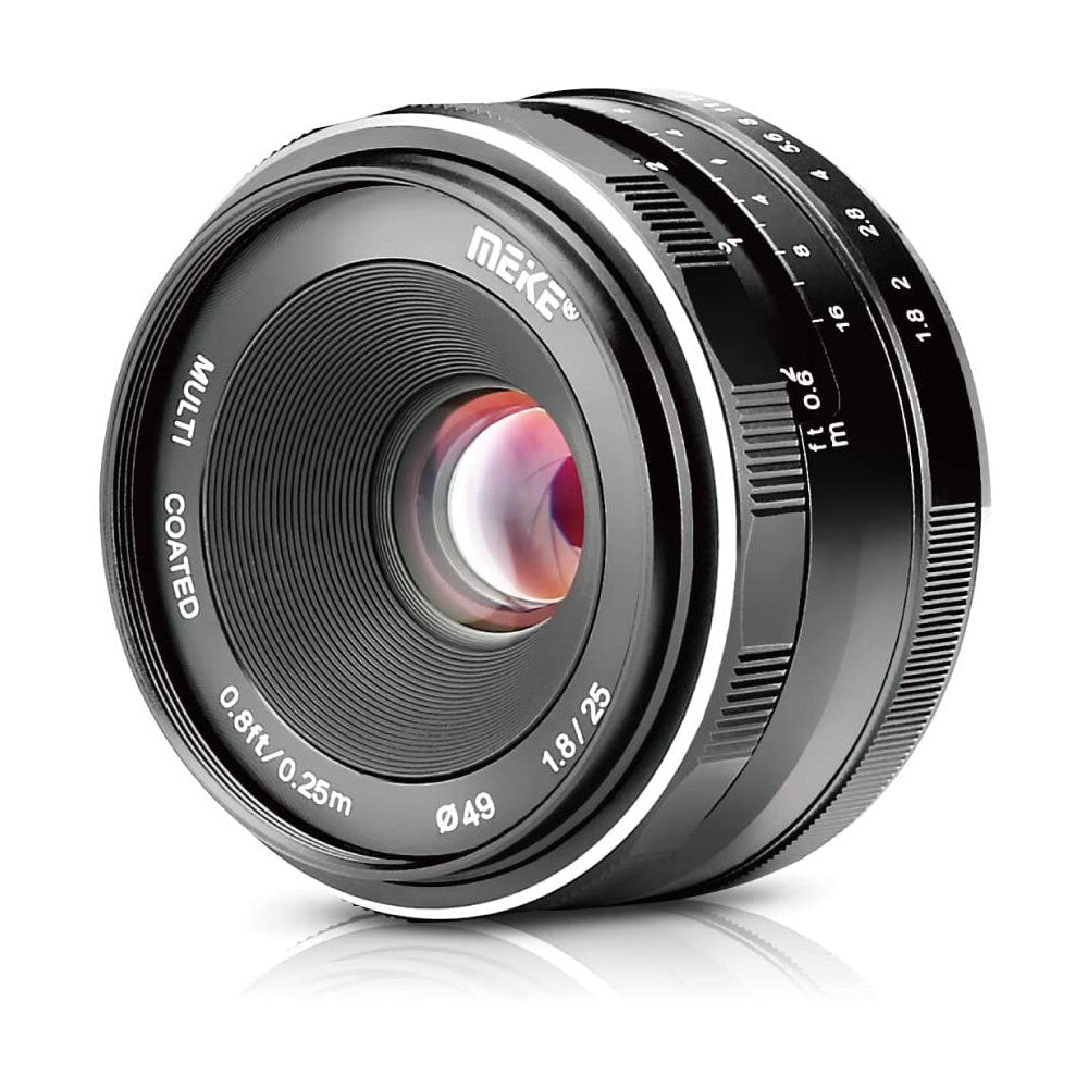 25mm F1.8 Wide Angle Manual Lens APS-C Micro Lens for Nikon Z N1 for Fuji X for Olympus M43 for Sony E Mount Camera