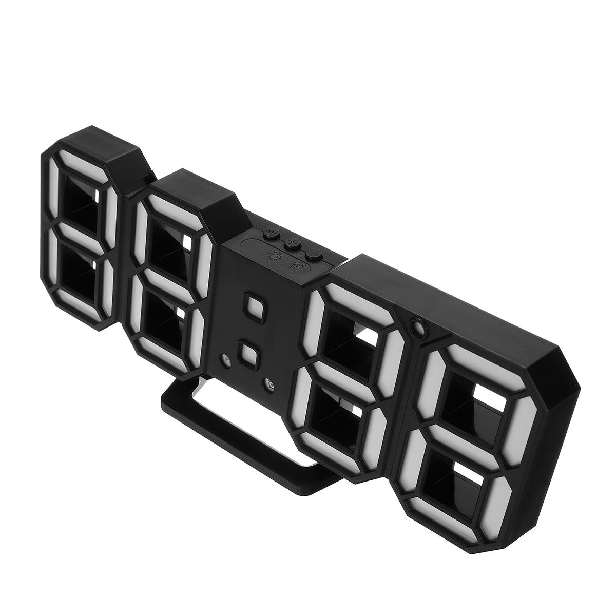 Large Modern Design Digital Led Wall Clock Watches 24 Or 12-Hour Display