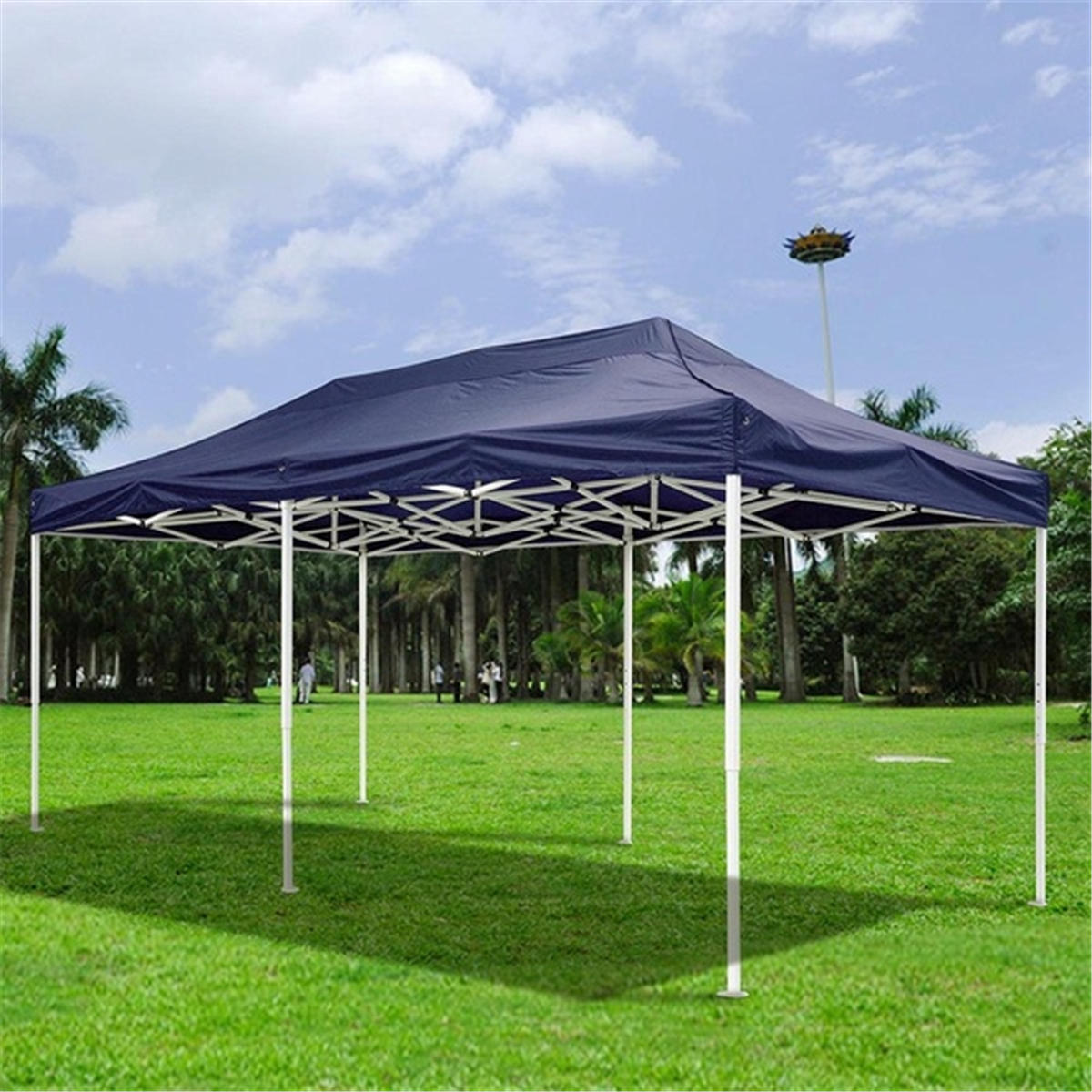 10x20ft Canopy Top Cover Replacement Tent Patio Gazebo 420D UV Sunscreen Sunshade