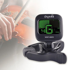 Adjustable Clip on Tuner with LCD Display for Violin