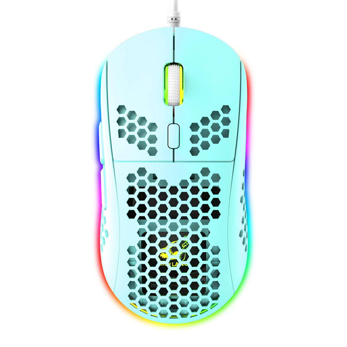 Wired Game Mouse Breathing RGB Colorful Honeycomb Hollow 12000DPI Gaming Mouse USB Wired Gamer Mice for Desktop Computer Laptop PC