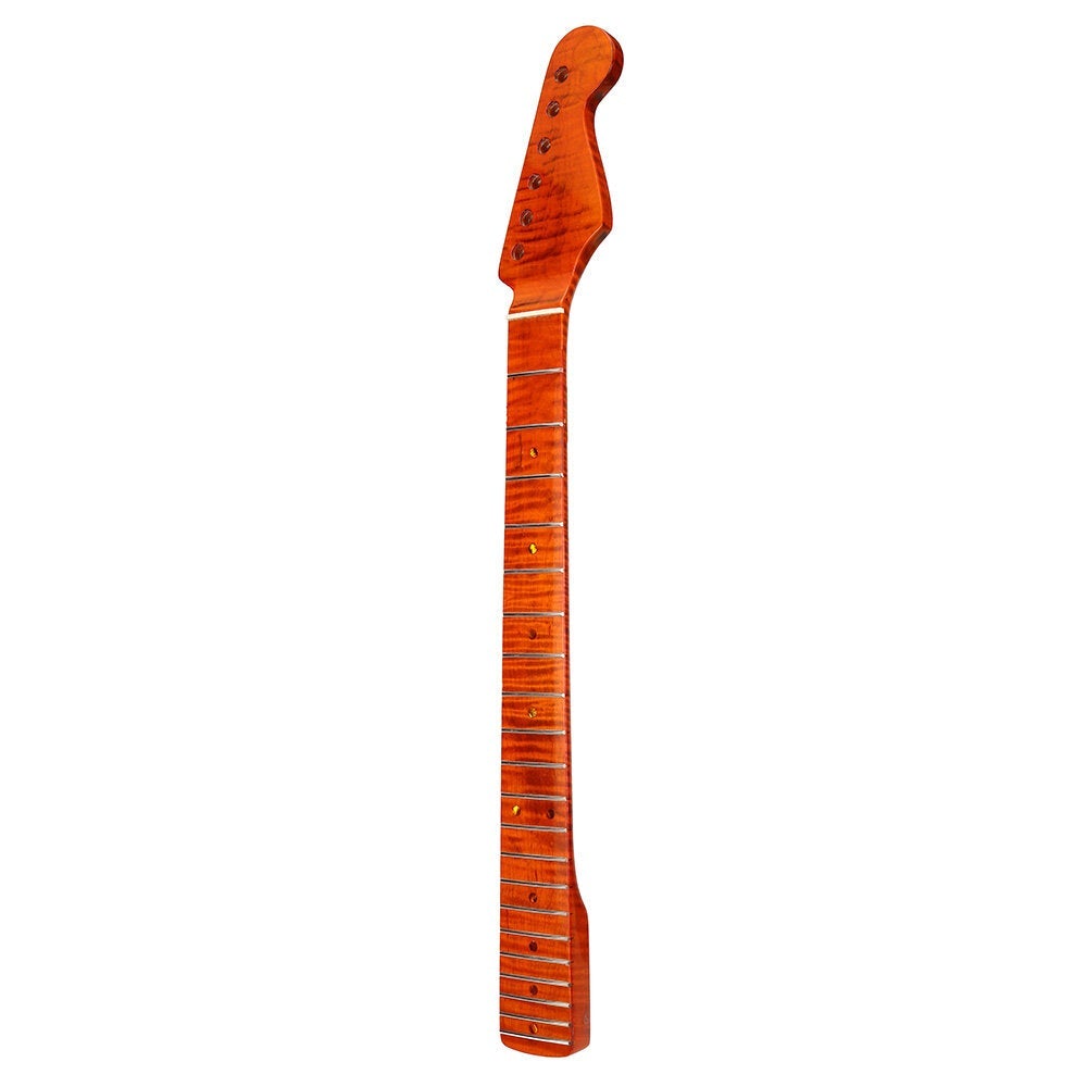 Vintage Electric Guitar Neck 21 Frets Fingerboard Maple Replacement for ST Strat Parts Accessories