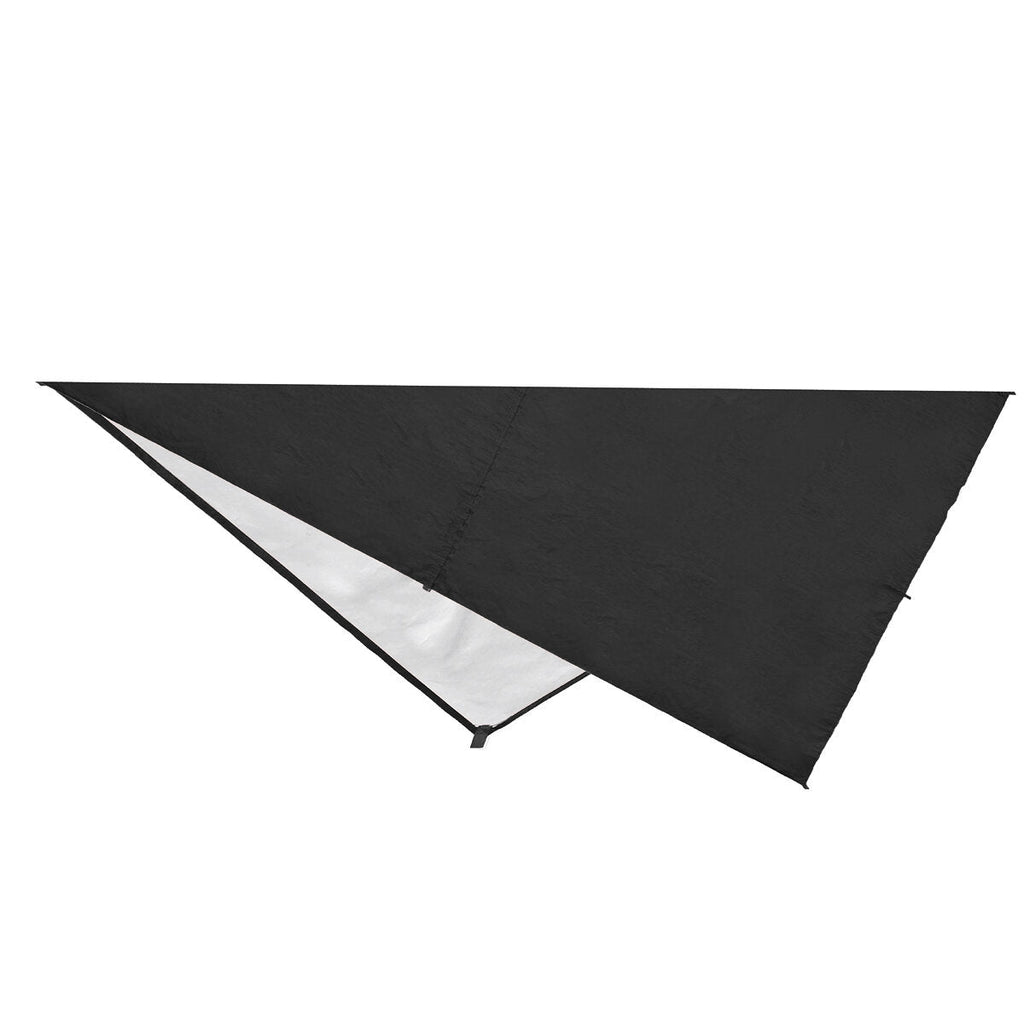 210T Portable Lightweight Outdoor Awning Camping Tent Tarp Shelter Hammock Cover Waterproof Rain Tarp Shelter Tent Sunshade with Bag