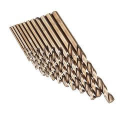 13pcs 1.5-6.5mm HSS-Co M35 Cobalt Twist Drill Bit Set for Metal Wood Drilling