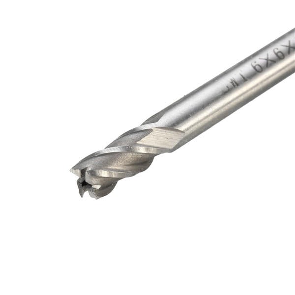 10pcs 2-10mm 4 Flute Milling Cutter HSS-Al End Mill CNC Tool