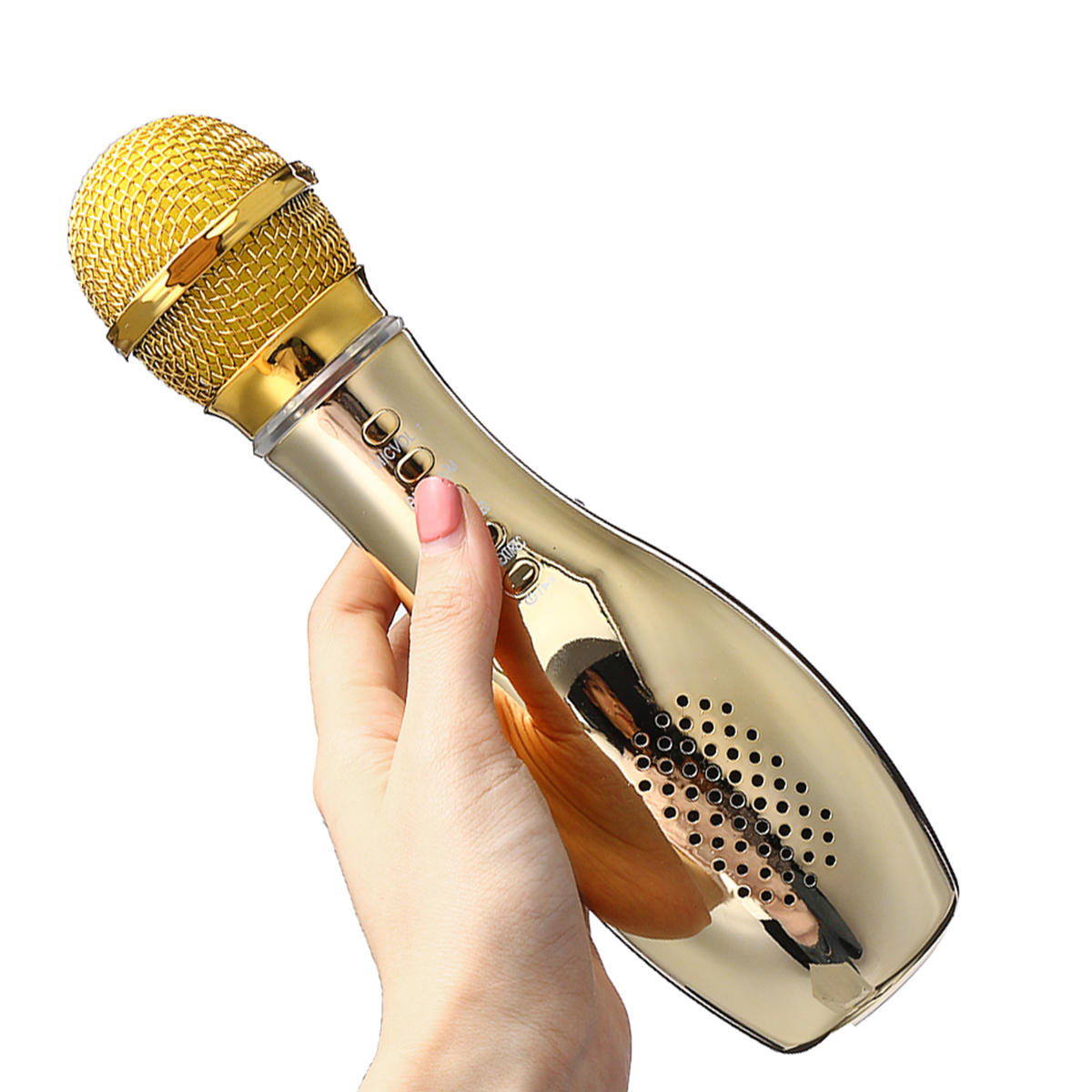 Bluetooth Wireless Condenser Microphone USB Player Speaker for Karaoke