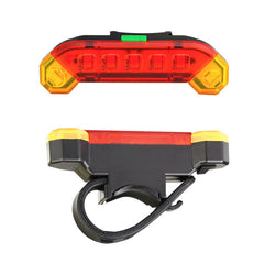 4-Modes 7 LED 400 Lumens Bicycle Rear Light USB Rechargeable Waterproof Cycling Tail Light For MTB Road Bike