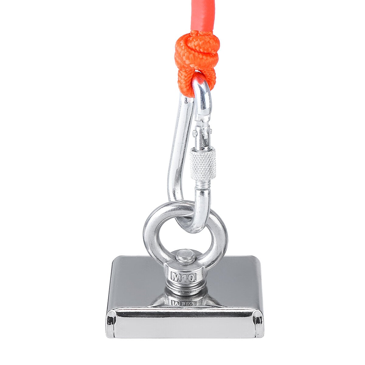 110KG Double Side Neodymium Fishing Salvage Recovery Magnet with 10M Rope for Detecting Metal Treasure