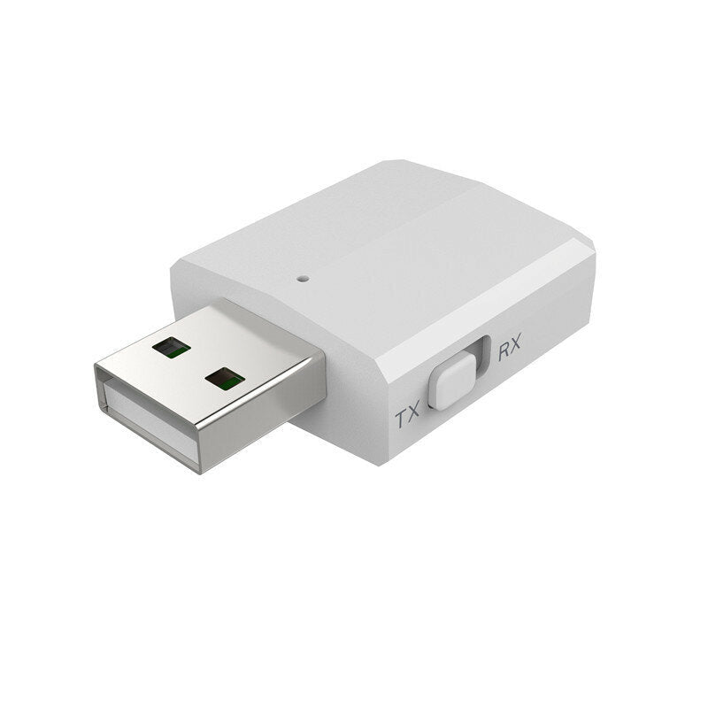 Bluetooth 5.0 USB Transmitter for TV 3.5mm Mini Car Receiver AUX Stereo Music with Changer Switch Wireless Adapter