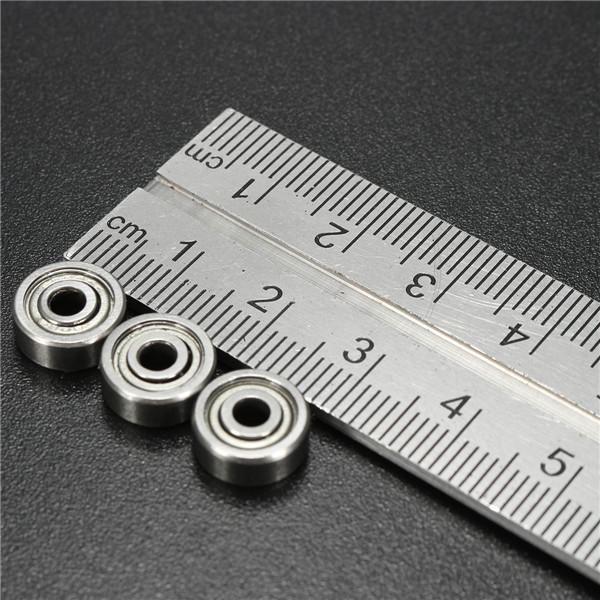 10pcs 3x8x4mm Ball Bearings Miniature Double Shielded Ball Bearing